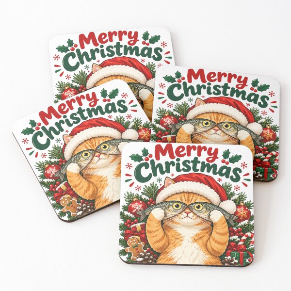 Item preview, Christmas Cat designed and sold by devonclemon.