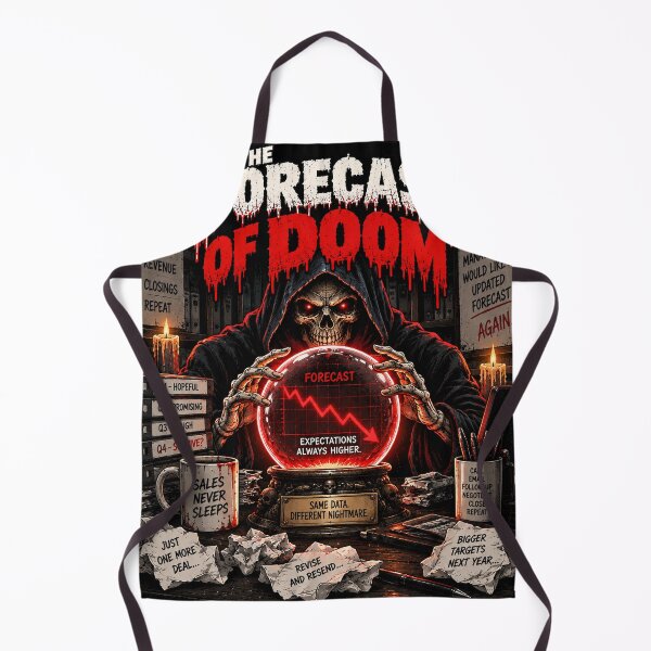 Item preview, The Forecast of Doom – Funny Q4 Sales Forecast Horror designed and sold by KeeganDykes.