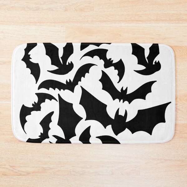 Item preview, Flying Bats Swarm Halloween Sticker Pack Silhouette designed and sold by LYAN-STORE.