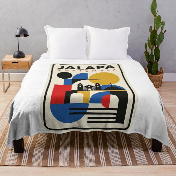 Item preview, Retro Jalapa Bauhaus Geometric Skyline designed and sold by k3rstman1.