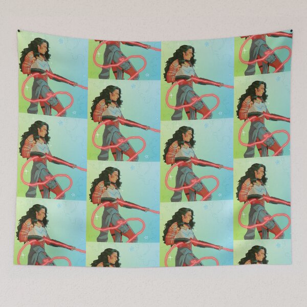 Item preview, caught in her lasso designed and sold by artingthoughts.