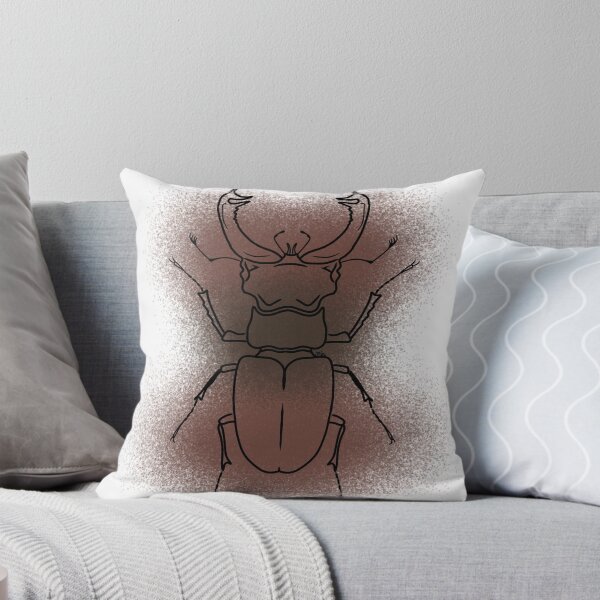 Item preview, Stag Beetle Line-art (Brown & Red) designed and sold by Burnt_Pikachu.