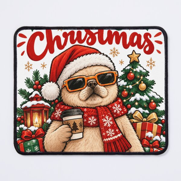 Item preview, Christmas Coffee Dog designed and sold by devonclemon.