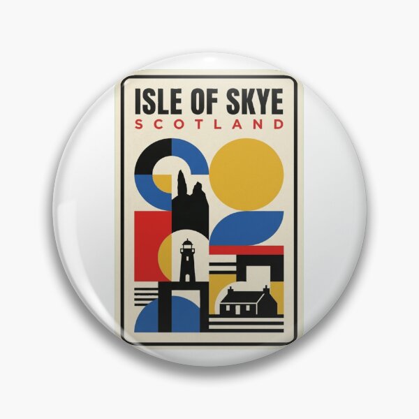 Item preview, Retro Isle Of Skye Bauhaus Geometric Skyline designed and sold by k3rstman1.