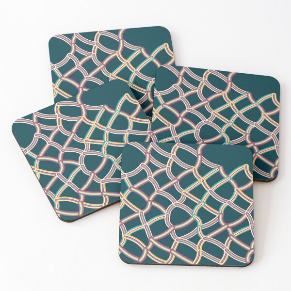 Item preview, Liquid Marble Ribbon Weave Psychedelic Celtic Knot Pattern designed and sold by KungPowUnicorn.