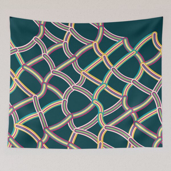 Item preview, Liquid Marble Ribbon Weave Psychedelic Celtic Knot Pattern designed and sold by KungPowUnicorn.