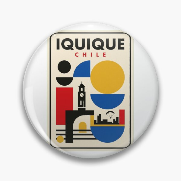 Item preview, Retro Iquique Bauhaus Geometric Skyline designed and sold by k3rstman1.