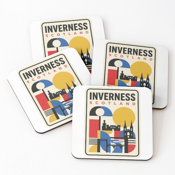 Item preview, Retro Inverness Bauhaus Geometric Skyline designed and sold by k3rstman1.