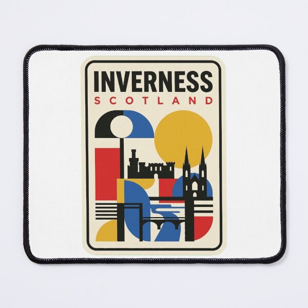 Item preview, Retro Inverness Bauhaus Geometric Skyline designed and sold by k3rstman1.
