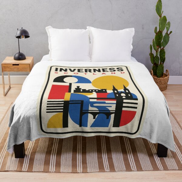 Item preview, Retro Inverness Bauhaus Geometric Skyline designed and sold by k3rstman1.