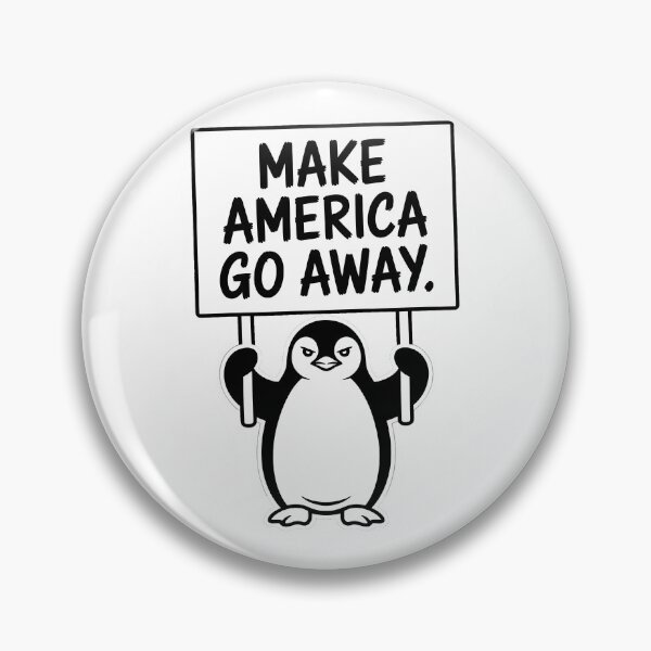Item preview, Make America go Away -  Penguin Vintage Print designed and sold by LoFizzy.