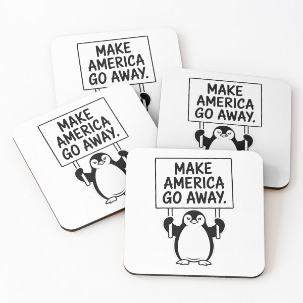 Item preview, Make America go Away -  Penguin Vintage Print designed and sold by LoFizzy.