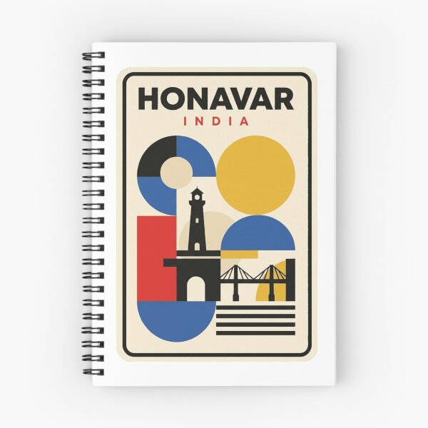 Item preview, Retro Honavar Bauhaus Geometric Skyline designed and sold by k3rstman1.