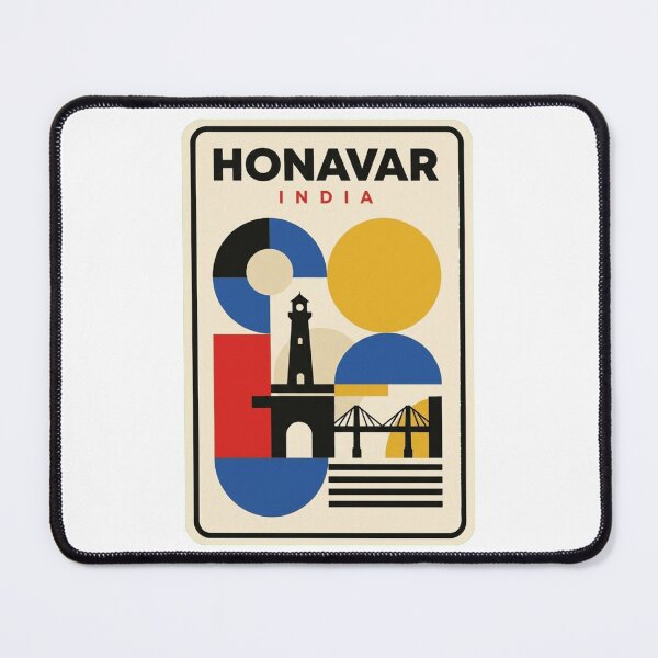 Item preview, Retro Honavar Bauhaus Geometric Skyline designed and sold by k3rstman1.