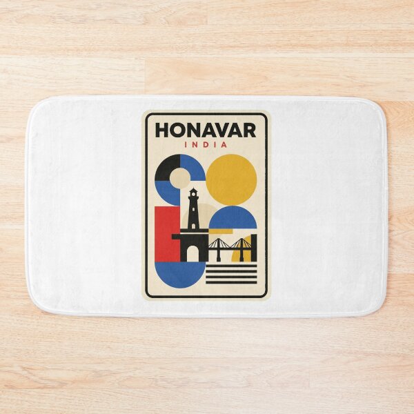 Item preview, Retro Honavar Bauhaus Geometric Skyline designed and sold by k3rstman1.