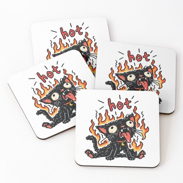 Item preview, Hot Cat Halloween designed and sold by MonkiFlipp.