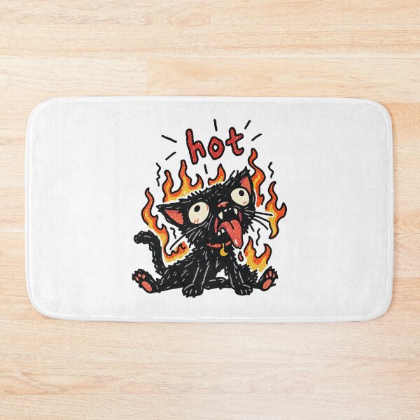 Item preview, Hot Cat Halloween designed and sold by MonkiFlipp.