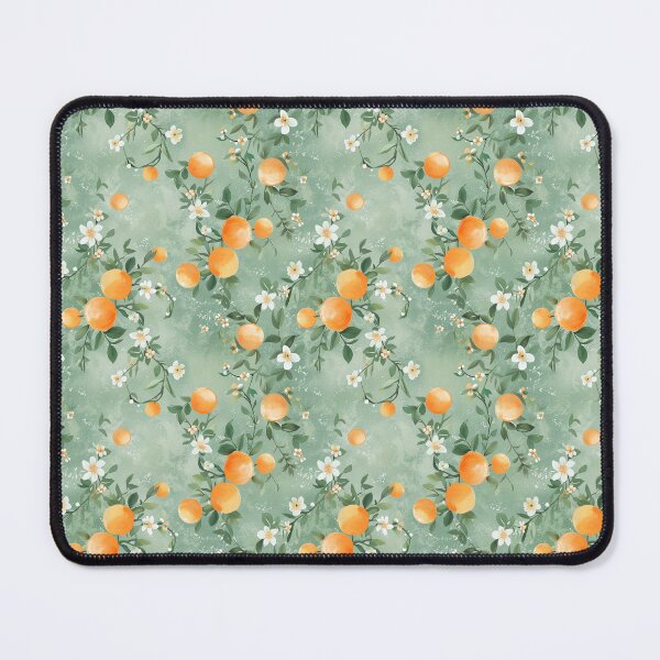 Item preview, Vintage Orange Blossom Floral Pattern – Citrus Botanical Sage Green Design designed and sold by AzsjaysStudio.