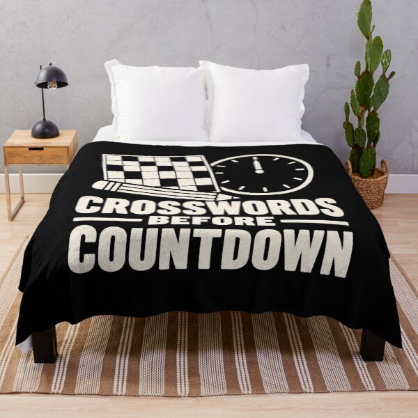 Item preview, Crosswords Before Countdown New Years Puzzle Humor designed and sold by DreamLayerStudio.