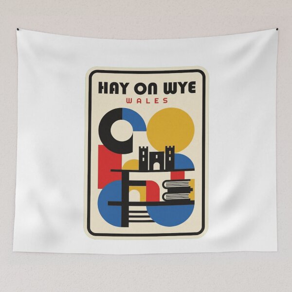 Item preview, Retro Hay On Wye Bauhaus Geometric Skyline designed and sold by k3rstman1.