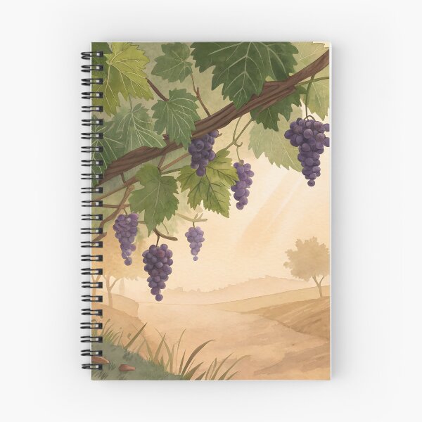 Item preview, Watercolor Purple Grapes on the Vine designed and sold by AlinaMel.