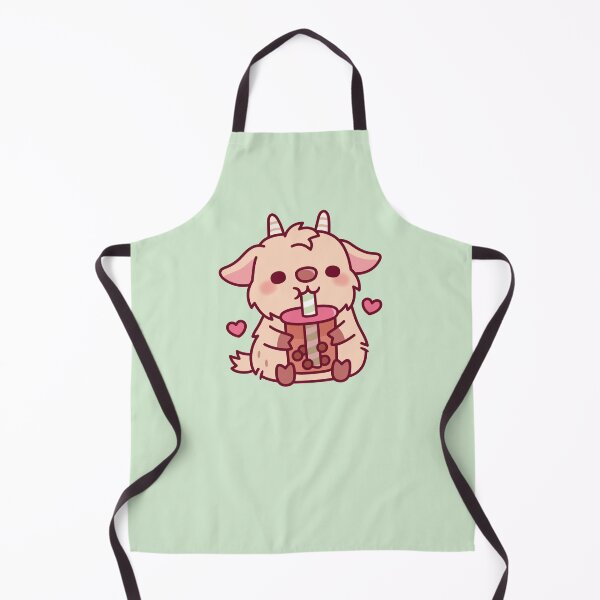 Item preview, Cute Goat Loves Boba Tea designed and sold by rustydoodle.