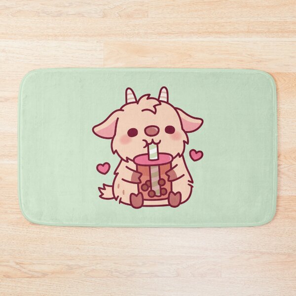 Item preview, Cute Goat Loves Boba Tea designed and sold by rustydoodle.