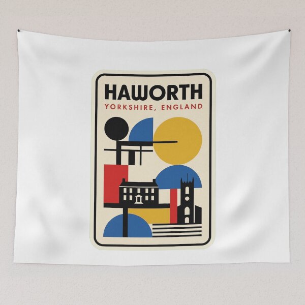 Item preview, Retro Haworth Bauhaus Geometric Skyline designed and sold by k3rstman1.