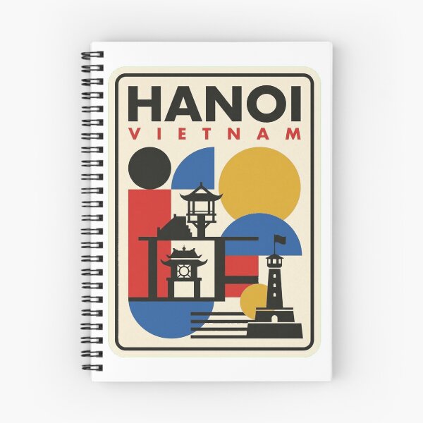 Item preview, Retro Hanoi Bauhaus Geometric Skyline designed and sold by k3rstman1.