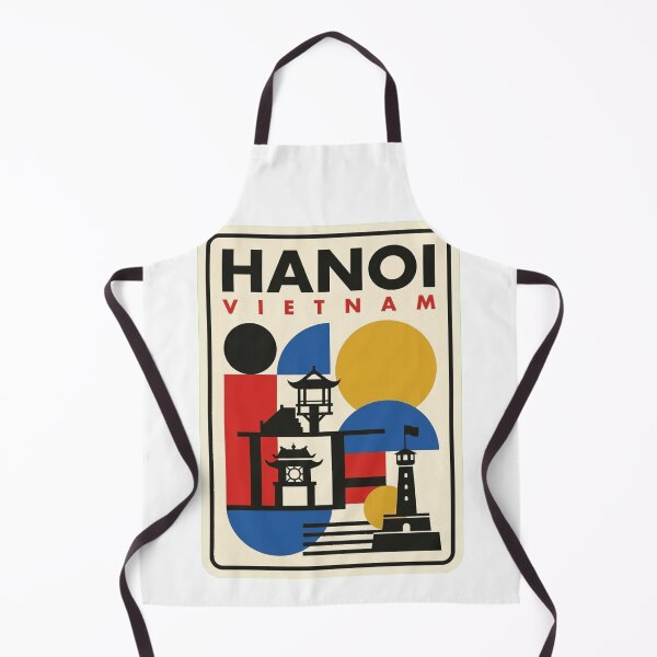 Item preview, Retro Hanoi Bauhaus Geometric Skyline designed and sold by k3rstman1.