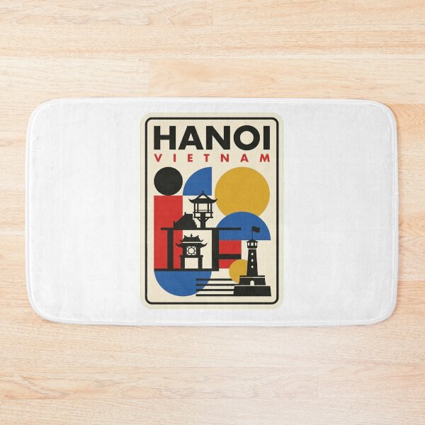 Item preview, Retro Hanoi Bauhaus Geometric Skyline designed and sold by k3rstman1.