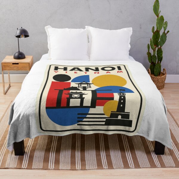 Item preview, Retro Hanoi Bauhaus Geometric Skyline designed and sold by k3rstman1.
