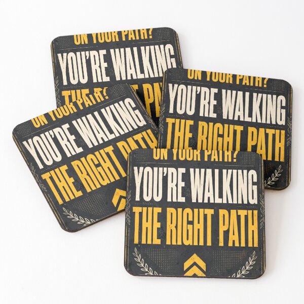 Item preview, Too Many Enemies On Your Path? You're Walking The Right Path - Motivational Quote designed and sold by Xeneros.