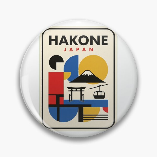 Item preview, Retro Hakone Bauhaus Geometric Skyline designed and sold by k3rstman1.