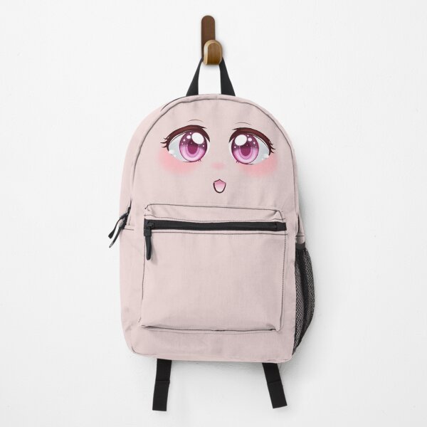 Item preview, Pink Sparkle Anime Face | Happy Kawaii Expression designed and sold by bella-rosa87.