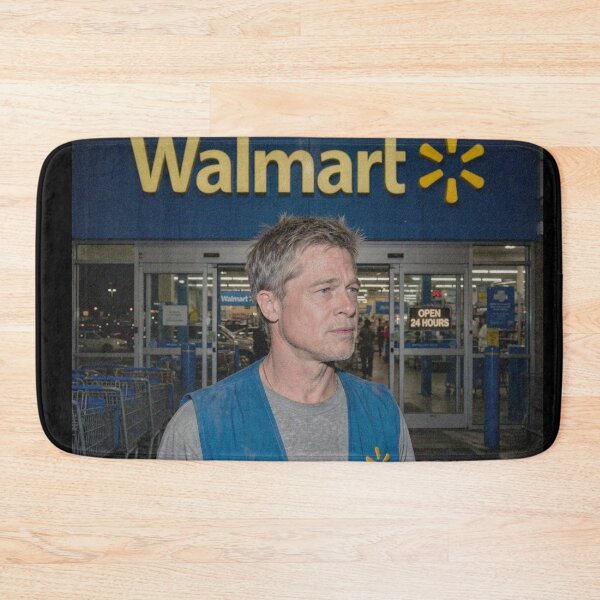 Item preview, Brad Pitt the Walmart Greeter designed and sold by Late Theory.