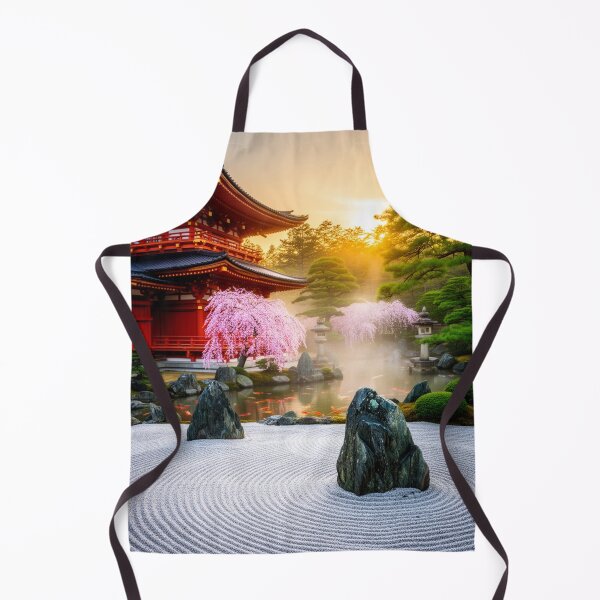 Item preview, Golden Serenity Garden | Temple at Dawn designed and sold by nhk999.
