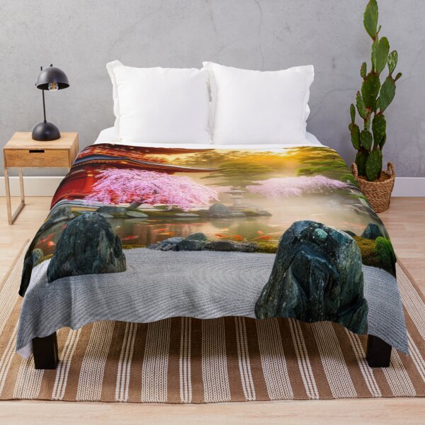 Item preview, Golden Serenity Garden | Temple at Dawn designed and sold by nhk999.
