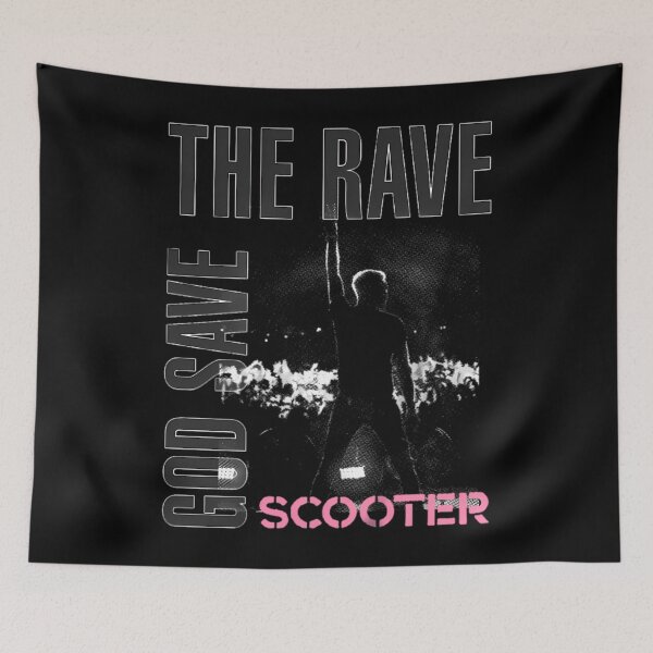 Item preview, The Rave And God Save _Gt_Scooter_Lt_ designed and sold by ErikangWilson.