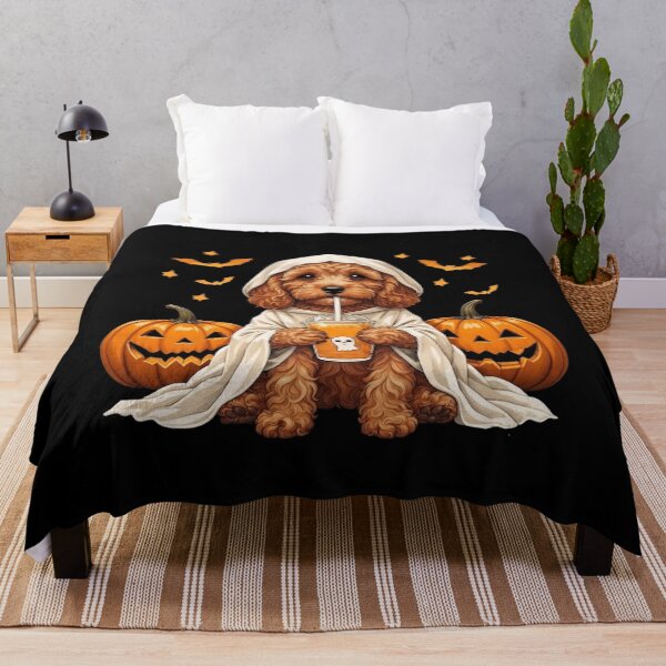 Item preview, Cavapoo Halloween Shirt, Cute Ghost Dog Pumpkin Tee designed and sold by Anime  ⭐⭐⭐⭐⭐.