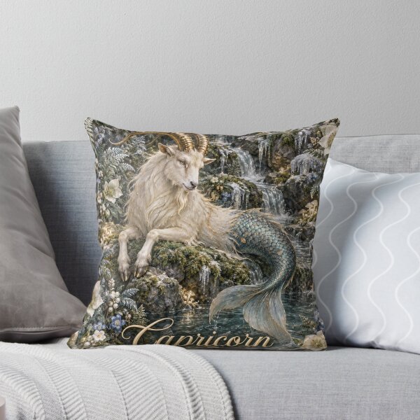Artikelvorschau, Verzauberte Fantasy-Kunst des Steinbocks entworfen und verkauft von FairyArtCottage.