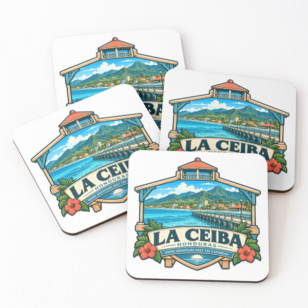 Item preview, La Ceiba Honduras Where Mountains Meet The Caribbean Travel Souvenir Caribbean Vacation designed and sold by NeedForParks.