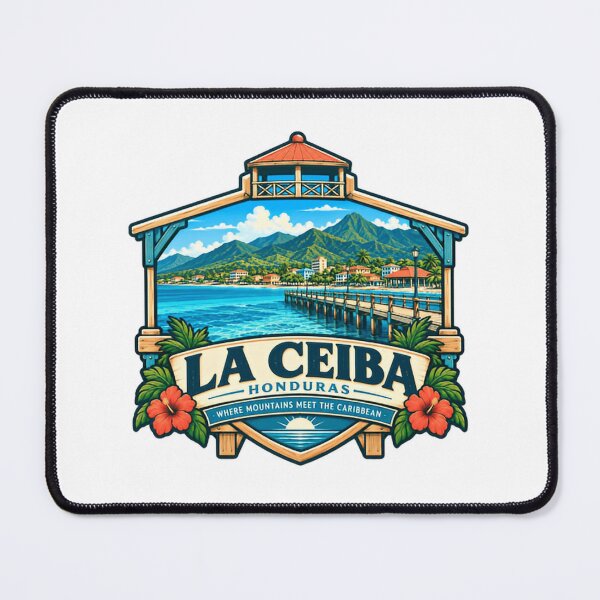 Item preview, La Ceiba Honduras Where Mountains Meet The Caribbean Travel Souvenir Caribbean Vacation designed and sold by NeedForParks.
