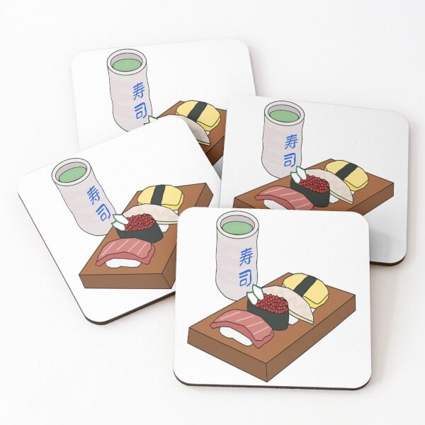 Item preview, Sushi & Green Tea Lovers – Authentic Japanese Food Art  designed and sold by oceantospace.