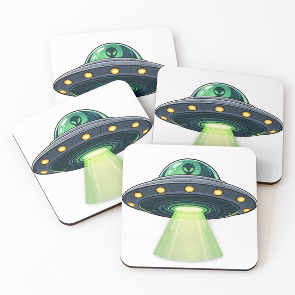 Item preview, Retro UFO Alien Ship – Cosmic Flying Saucer T-Shirt Design designed and sold by LarkLeaf.