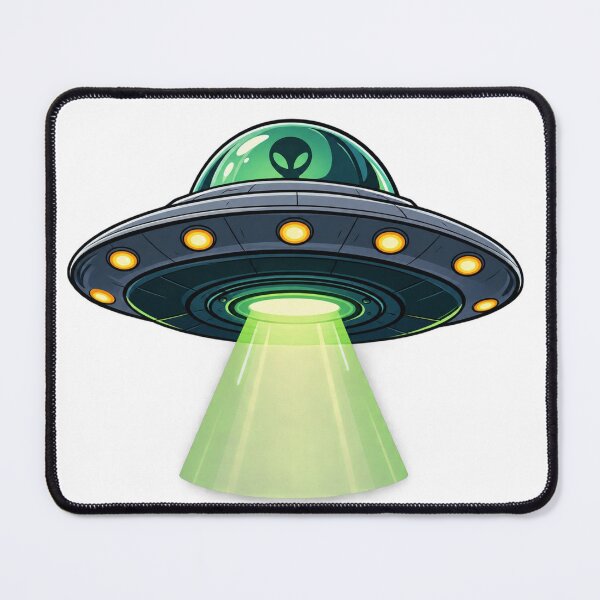 Item preview, Retro UFO Alien Ship – Cosmic Flying Saucer T-Shirt Design designed and sold by LarkLeaf.