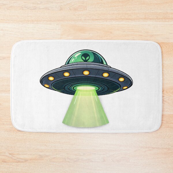 Item preview, Retro UFO Alien Ship – Cosmic Flying Saucer T-Shirt Design designed and sold by LarkLeaf.