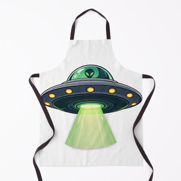 Item preview, Retro UFO Alien Ship – Cosmic Flying Saucer T-Shirt Design designed and sold by LarkLeaf.