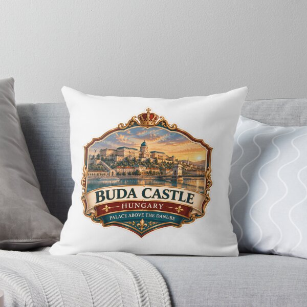 Item preview, Castillo de Buda, Hungría. Palacio sobre el Danubio. Recuerdo para viajeros europeos y turistas. designed and sold by NeedForParks.