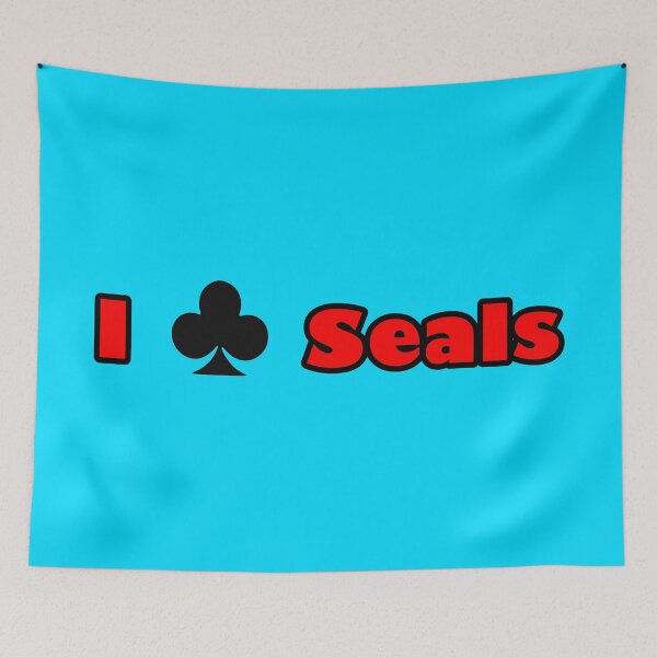 Item preview, I Club Seals (Red Text) designed and sold by Karate Octopus.